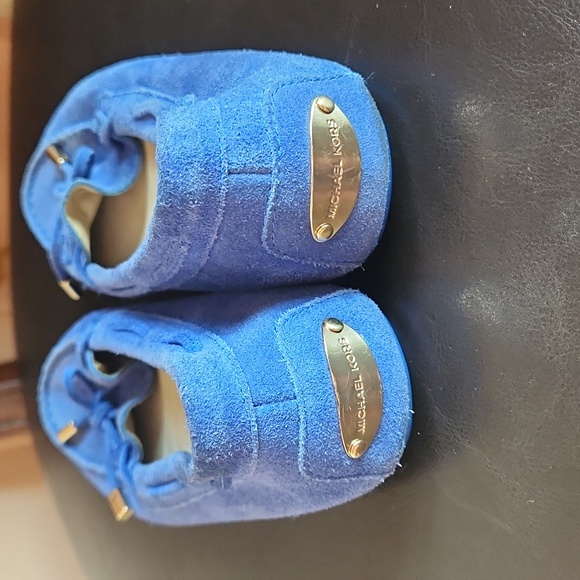 Michael Kors flats blue navy leather size 6.5 - Picture 5 of 17